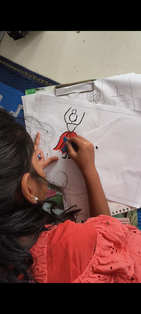 Offline art class